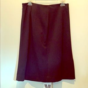 Classic black pencil skirt